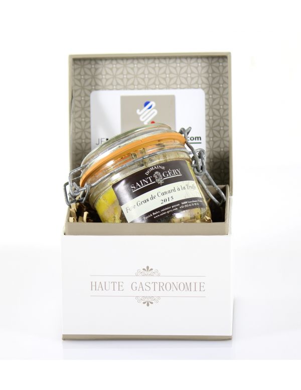 Coffret cadeau foie gras de luxe à la truffe noire