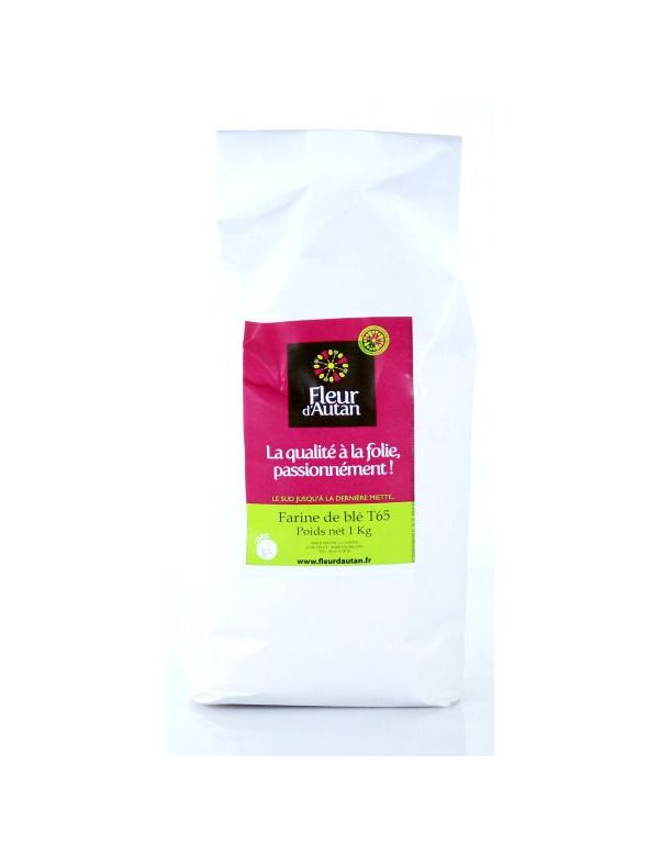 Farine de blé T 65 pour pain 1 kg