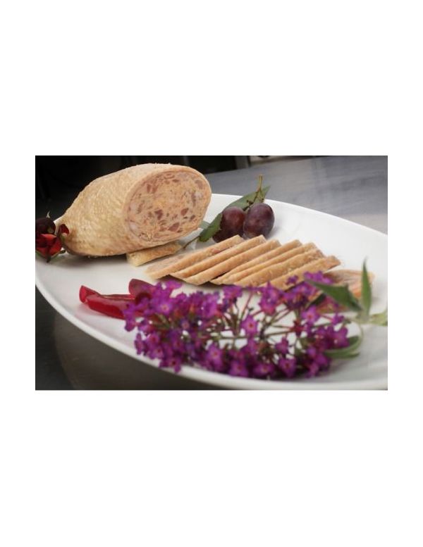 Cou de canard farci au foie gras