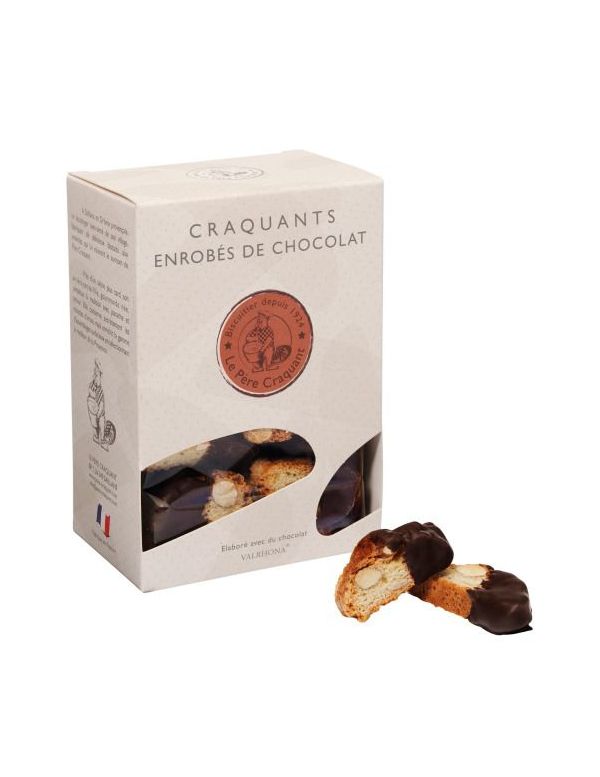Biscuits enrobés de chocolat Valrhona
