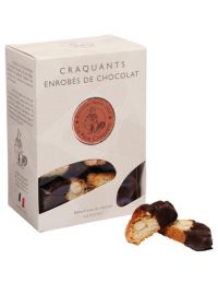 Biscuits enrobés de chocolat Valrhona