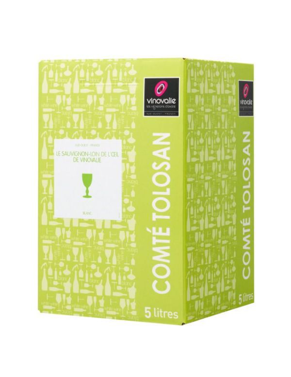 BIB vin blanc sec 5 litres