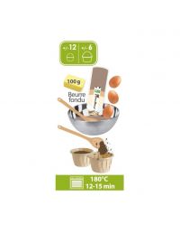 recette Bio pour Muffins Choco-Noisette