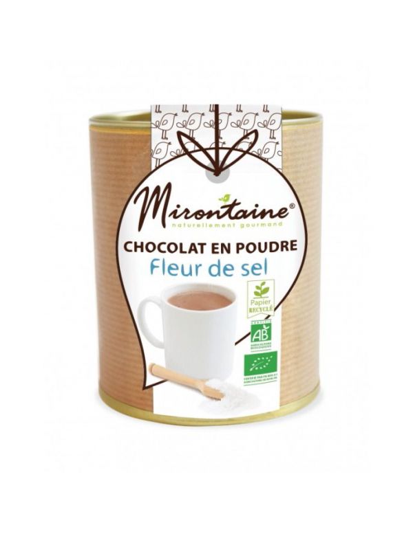 Chocolat Bio en poudre à la fleur de sel