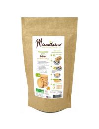 Préparation Bio pour sablés aux éclats d'orange