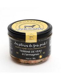Terrine de veau à l'armagnac en conserve