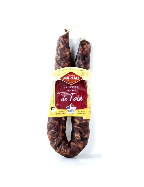Saucisse sèche de foie - Maison Milhau