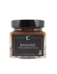 Confiture Bio Banane Vanille Rhum et Açaï - La Confiturière