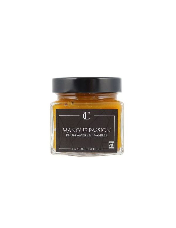Confiture Mangue Passion Rhum Ambré et Vanille - La Confiturière