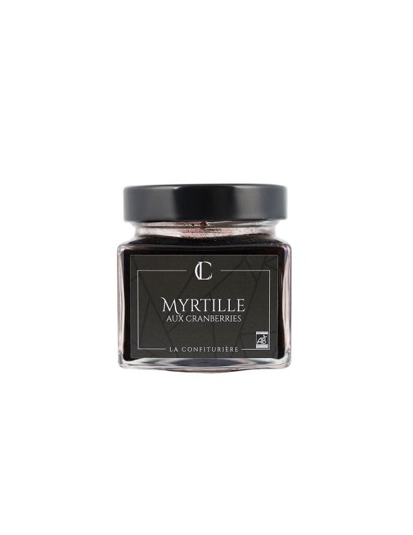 Confiture de Myrtilles Bio aux Cranberries - La Confiturière