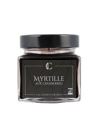 Confiture de Myrtilles Bio aux Cranberries - La Confiturière