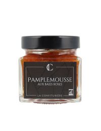 Confiture Bio de Pamplemousse aux Baies Roses - La Confiturière
