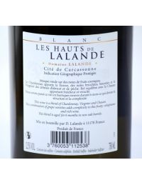 Étiquette Vin Blanc médaillé or