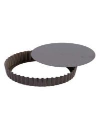 Tourtière Ronde à fond mobile 28 cm - Gobel