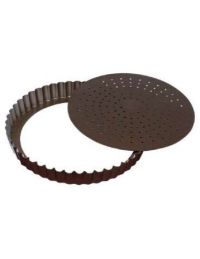 Tourtière Perforée à fond mobile 32 cm - Gobel