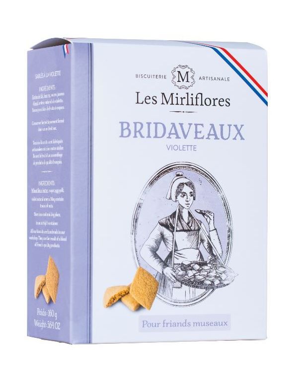 Bridaveaux - Biscuits sablés à la violette - Les Mirliflores