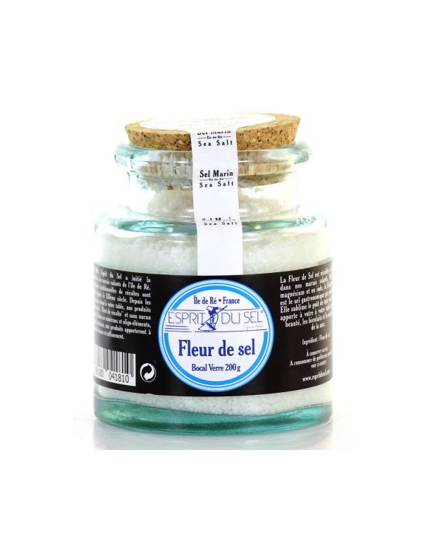 Fleur de Sel, bocal en verre 200 g