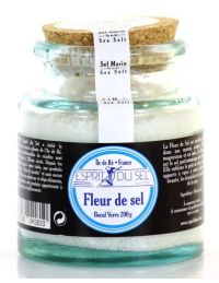 Fleur de Sel, bocal en verre 200 g