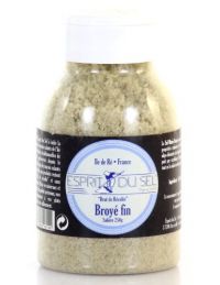 Salière de sel marin broyé fin