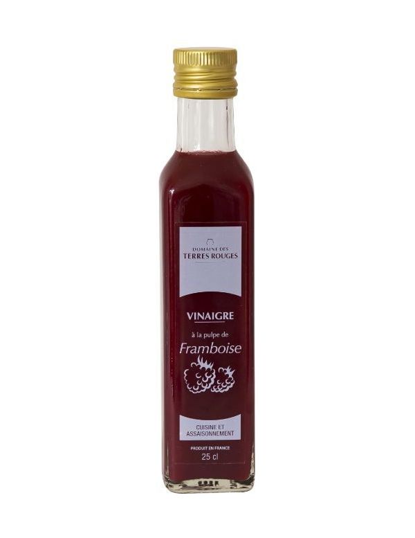 Vinaigre à la pulpe de framboise