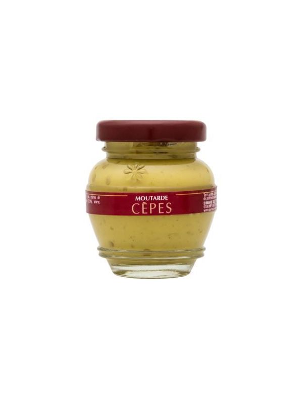 Moutarde aux cèpes, pot de 55 g