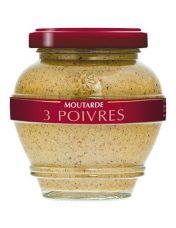 Moutarde 3 Poivres - Domaine des Terres Rouges