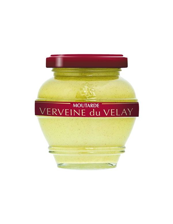Moutarde à la verveine du velay, pot de 200 g