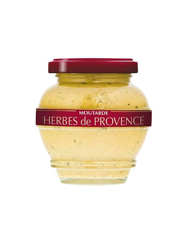 Moutarde aux herbes de Provence, pot de 200 g