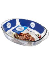 Plat en verre Duralex - Plat Ovale sp?cial cuisson au four
