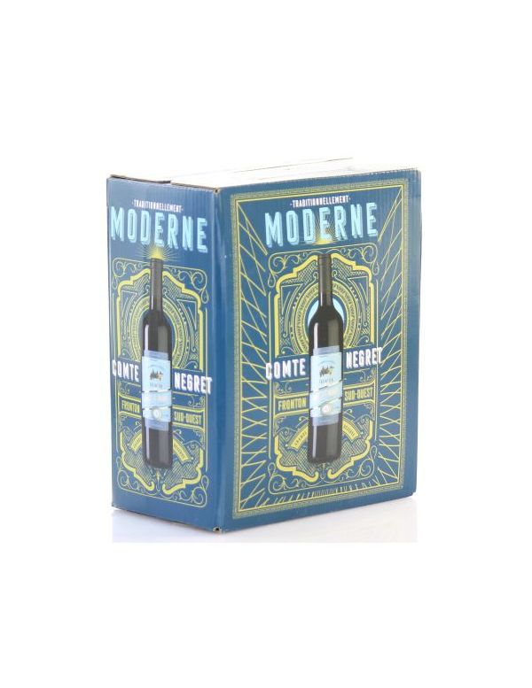 BIB 3L Vin Rouge Comte de Négret AOP Fronton Rouge