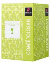 BIB 10 L de Vin Blanc Sec - IGP Comt? Tolosan en cubi de 10 Litres