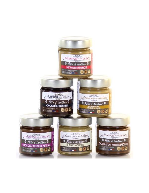 Pâtes à Tartiner sans huile de palme en Assortiment Découverte