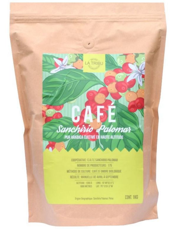 Café Bio en grain Sanchirio Palomar - La Tribu
