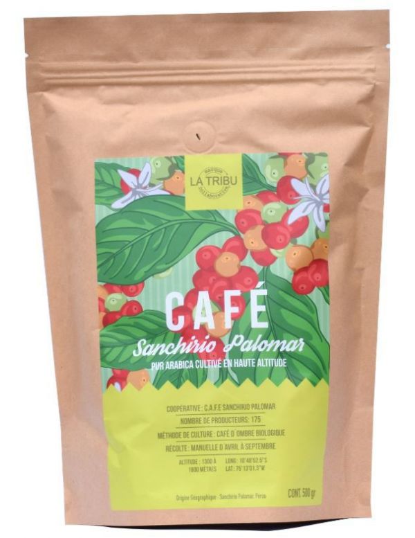 Café Bio moulu Sanchirio Palomar - La Tribu