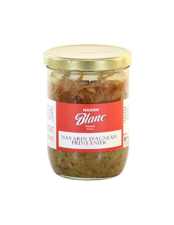 Navarin d'agneau printannier aux aubergines