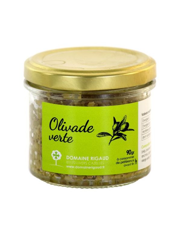 Tapenade artisanale aux olives vertes