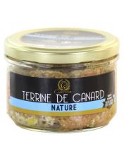 Terrine de canard nature, bocal de 180 g