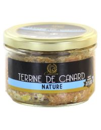 Terrine de canard nature, bocal de 180 g