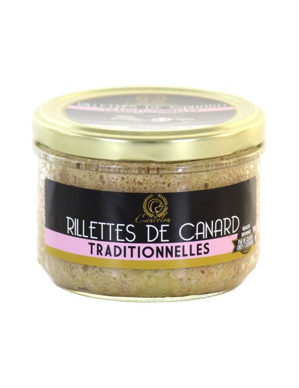 Rillettes de canard, verrine de 180 g