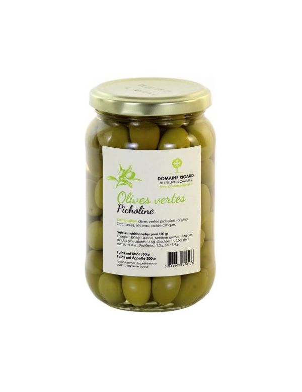 Olives Picholines Vertes - Domaine Rigaud