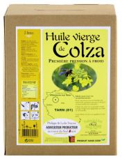 Huile de colza vierge en cubi 2 L - Maison Fraysse