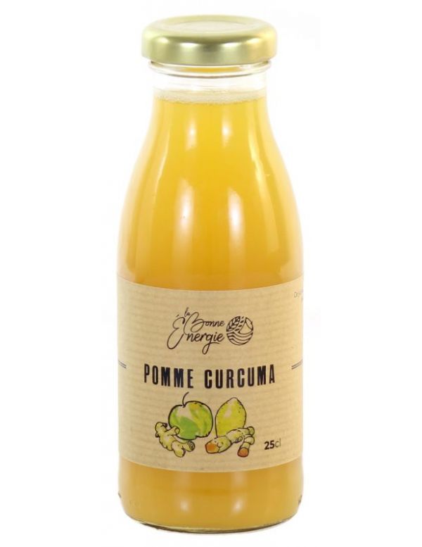 Jus de Pomme Curcuma Bio - La Bonne Énergie