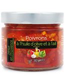 Poivrons à l'huile d'olive et à l'ail, préparation artisanale