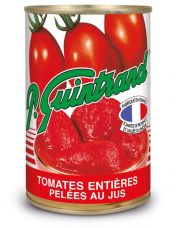 Tomates entières pelées au jus "les comtadins" -  Conserve de 383 g