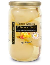 Poires Williams entières au sirop - Y. Reynier