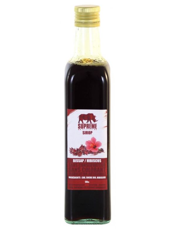 Sirop d'Hibiscus Bissap Artisanal - Suprême Boisson