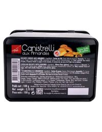 Canistrelli Corses aux Amandes en boîte métallique - Biscuiterie d'Afa