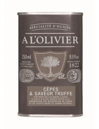 Huile d'olive aromatisée cèpes et truffes