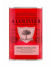 Huile d'olive au piment d'Espelette, bidon de 250 ml