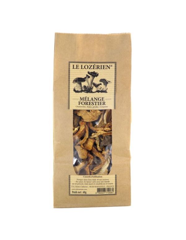 Mélange Forestier de Champignons séchés - Le Lozérien